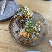Kimhci tostada  at Real Vegetal in Medellin