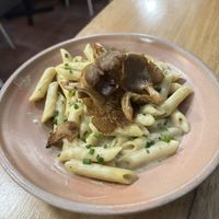 Cheese penne  at Real Vegetal in Medellin