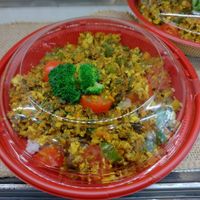 Tofu Curry rice at Somenoya in Barcelona