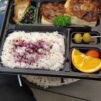 Sweet soy sauce bento 🍱 at Somenoya in Barcelona