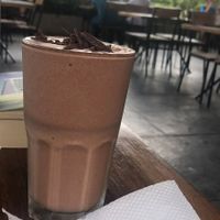 chillout chocolate smoothie! at Bread & Chocolate in Pondicherry