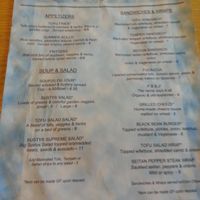 Available food items (as of June 2014). at Susty's Cafe in Northwood