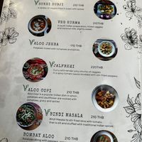 Menu  at Jai Jagannath in Ao Nang