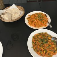 Jalfrezi and biryani rice  at Jai Jagannath in Ao Nang