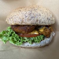 Curry Lion’s Mane Mushroom burger   at Gavin's Delight Burger 給V漢堡 in Taipei