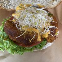Curry Lion’s Mane Mushroom burger   at Gavin's Delight Burger 給V漢堡 in Taipei