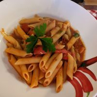 Penne Arrabiata at Pizzeria Roma in Rathmannsdorf