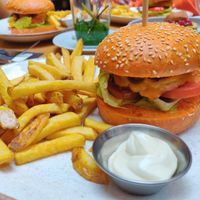Hamburger at Pakhuis Leiden in Leiden