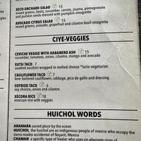 Menu   at Xecora Gastronomia Urbana in Downey