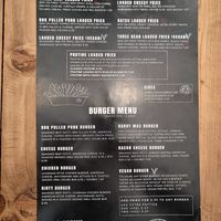 Menu at Barry Sidings Cafe in Pontypridd