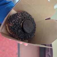 Oreo donut at Barry Sidings Cafe in Pontypridd