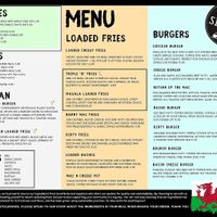 New Menu Oct 2024 at Barry Sidings Cafe in Pontypridd