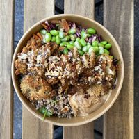 Kimchi bowl (with extras)  at Kvetkas in Helsinki