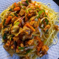 I really enjoyed their food. So delicious and I heard the make their food with fresh produce from their farm. #Veganuary at Baobab House in Cape Coast