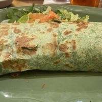 Very large vegan burritos   at Si Casa Flores in Grants Pass