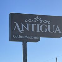 Sign  at Antigua Cocina Mexicana in Roswell