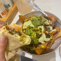 kaimanga taco and Vegan Nachos at Taco Medic - Frankton in Queenstown