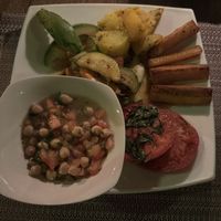 Vegetarian option made vegan   at Taylor's Place Tortuguero in Tortuguero