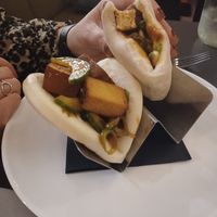 Tofu Bao bun  at Oliver's Restaurant in Belfast