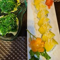 Tempura con mango, very good California roll! at Miss Asia in Gran Canaria