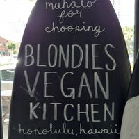  at Blondies Vegan Proteins + Cafe Hawaii in Honolulu