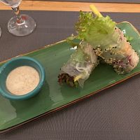 Almost Nude mit Tofu (Sommerrollen)  at Ginko - das glutenfreie Restaurant in Kassel