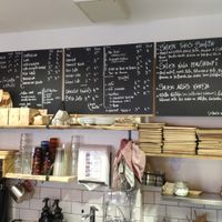 Menu at Chez Albert in La Rochelle