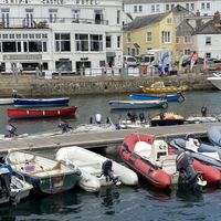 view of st mawes   at Da Bara Bakery in St Mawes