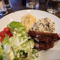 Falafel bowl at 1820 Restaurant & Cocktails Bar in Montreux