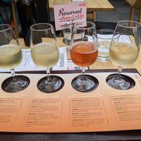 Baller champagne flight at Otto Champagneria & Beer Hall in Wellington