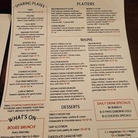 Menu - May 2024 at Otto Champagneria & Beer Hall in Wellington