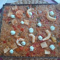 Arroz con marisco at Samsara in Barcelona