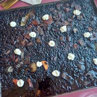 Arroz negro at Samsara in Barcelona