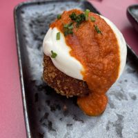 Vegan bomba  at Samsara in Barcelona