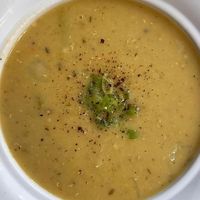 Creamy Lentil Soup  at Janelle's Vegan Kitchen in Amherst