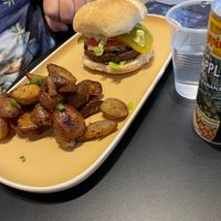 The “Big Mackish” . at Janelle's Vegan Kitchen in Amherst