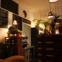 Restaurant interior at Bantabaa in Berlin