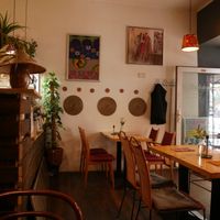 Restaurant interior at Bantabaa in Berlin