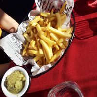 Fries at Restaurant Punakettu in Luosto