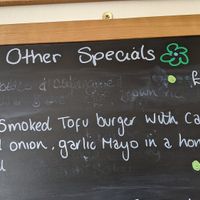 Vegan special July 2021 at Toucan Cafe in Minehead