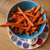 Sweet Potato Fries (7/10) at Toucan Cafe in Minehead