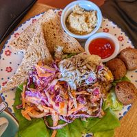 Falafel Salad at Toucan Cafe in Minehead