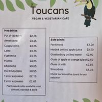 Also Matcha Latte 💚  at Toucan Cafe in Minehead