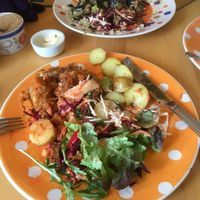 Vegetable pie at Toucan Cafe in Minehead