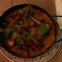 Raviolones con Calabaza Asada y Salsa Rosa  at Cardamomo in Salta