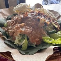Peanut sauce something   at Warung Indonesia in Kuta