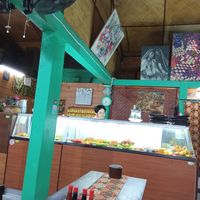 Serving counter at Warung Indonesia in Kuta