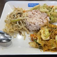 Rice and veg  at BKK - Veg Stall Food Court - T21 in Bangkok