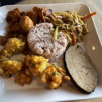 60 baht  at BKK - Veg Stall Food Court - T21 in Bangkok