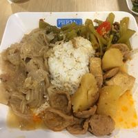 3 options + rice  at BKK - Veg Stall Food Court - T21 in Bangkok